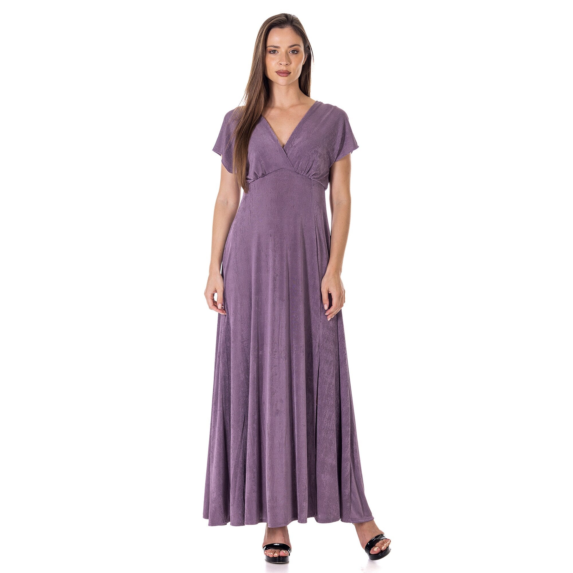 24seven-Comfort-Apparel-Womens-Flutter-Sleeve-Metallic-Knit-Maxi-Dress-Front-Slit-Empire-Waist_3057cb11-d169-490e-a828-f1e5061eafd7